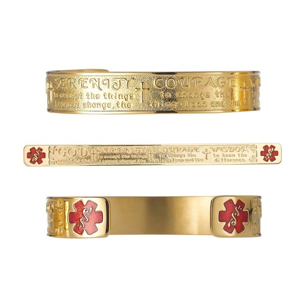 Divoti Engraved Serenity Medical Bracelet