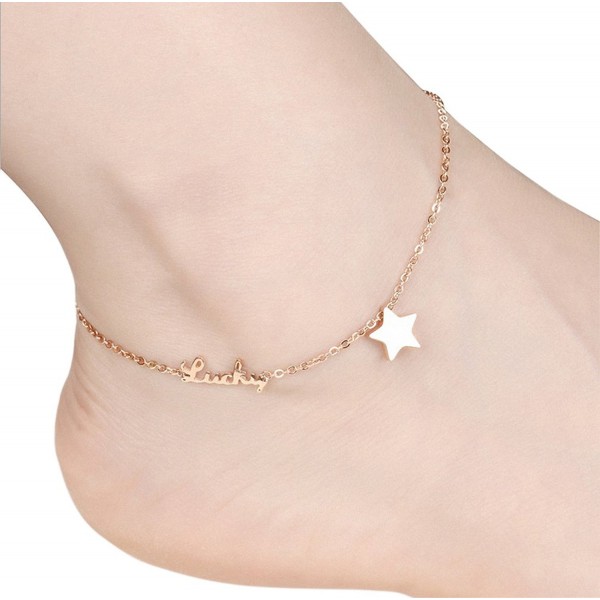 megko Ankle Bracelets Stainless Ankles