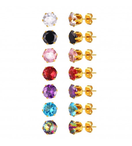 Earrings Colorful Zirconia Crystal Earring