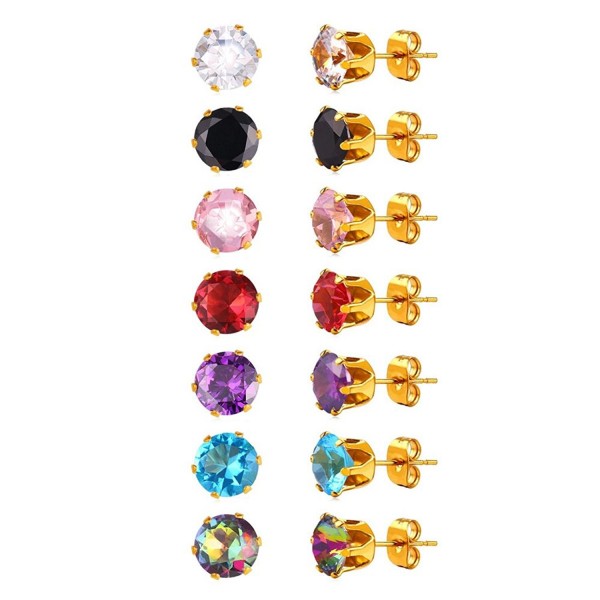 Earrings Colorful Zirconia Crystal Earring