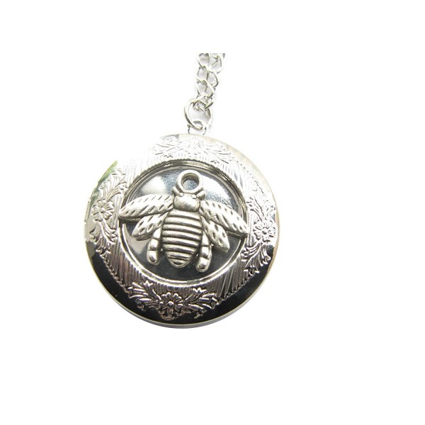 Necklace Locket bumble ancient Silver