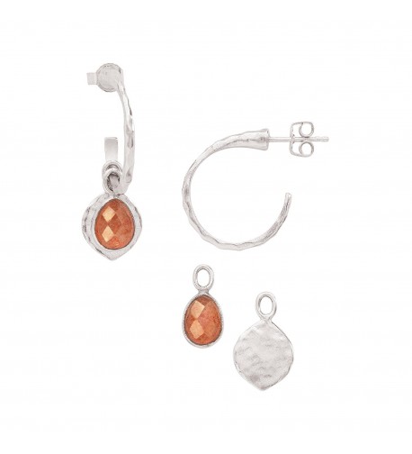 Silpada Sunstone Sterling Removable Earrings