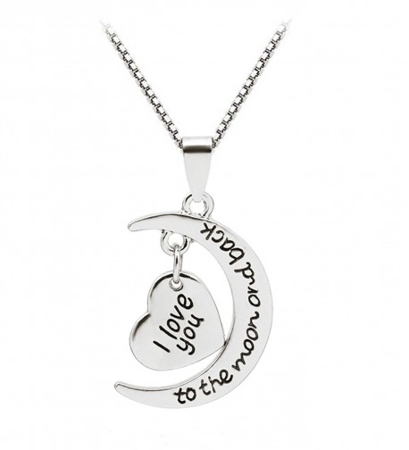 Heart Shaped Pendant Necklace Silver