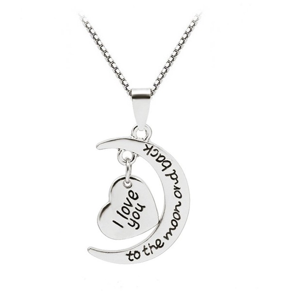 Heart Shaped Pendant Necklace Silver Heart Shaped Pendant Necklace Silver