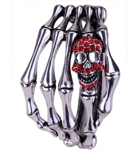 YACQ Jewelry Crystal Skeleton Bracelet