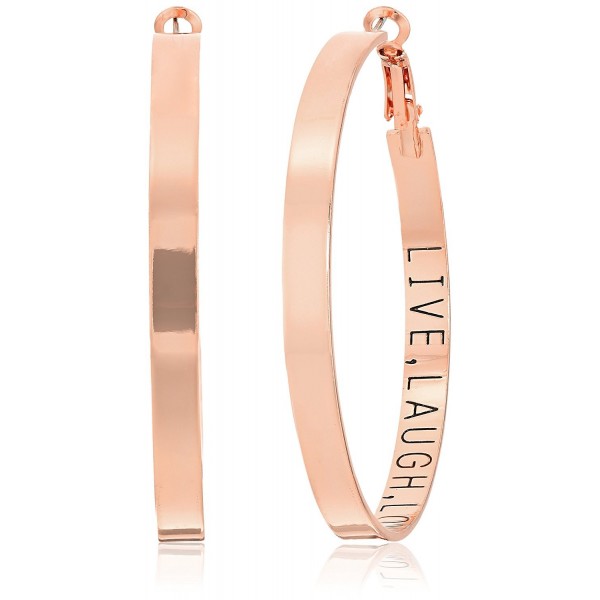 BCBG Generation Laugh Inscription Earrings