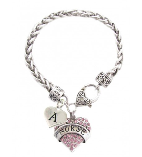 Custom Crystal Bracelet Jewelry Initial