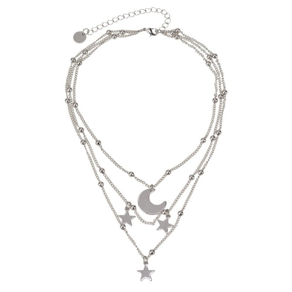 Manerson Choker Necklace Pendant Silver