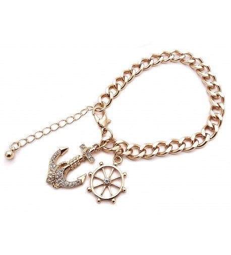 Nautical Theme Anchor Multi Bracelet