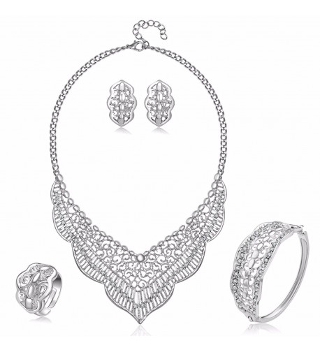 MOOCHI Plated Crystal Embedded Jewelry