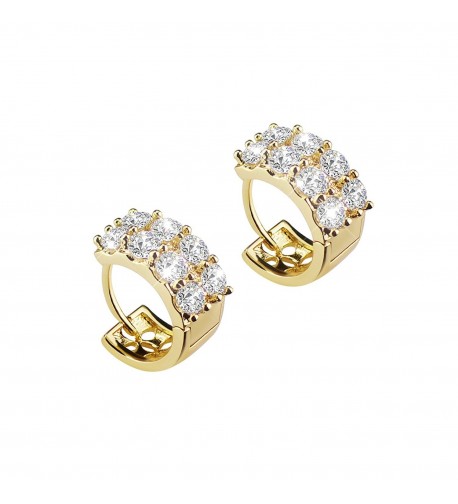 BAOAN Plated Sparking Zirconia Earrings