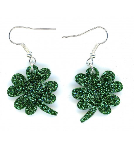 Patricks Leaf Clover Earrings Hypoallergenic