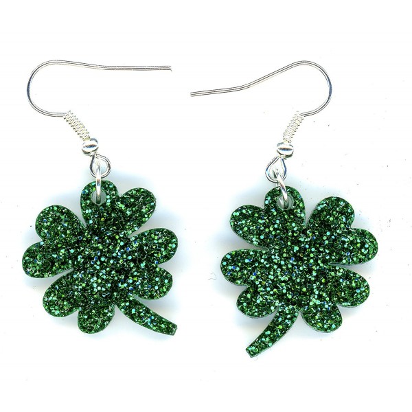 Patricks Leaf Clover Earrings Hypoallergenic