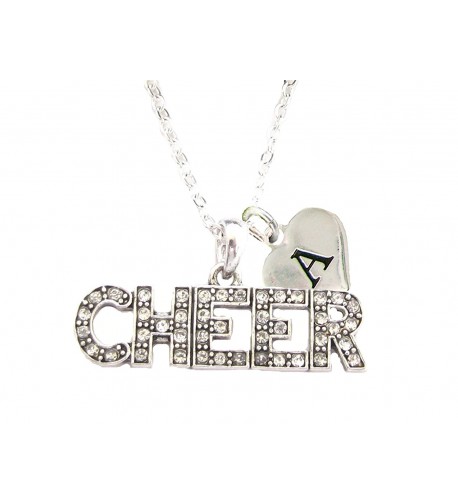 Custom Crystal Necklace Jewelry Initial