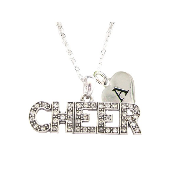 Custom Crystal Necklace Jewelry Initial