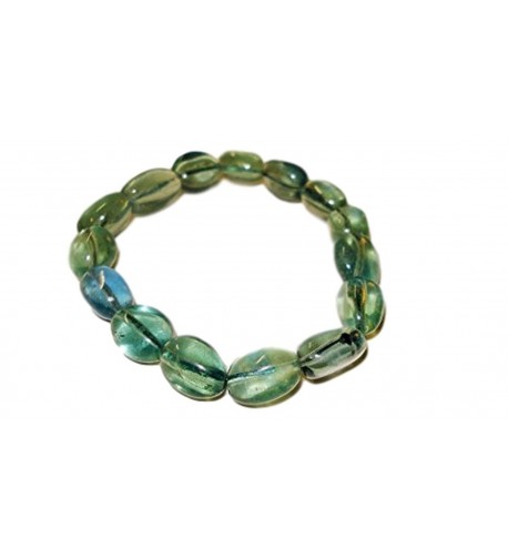 Fluorite Quality Tumbled Gemstone Bracelets