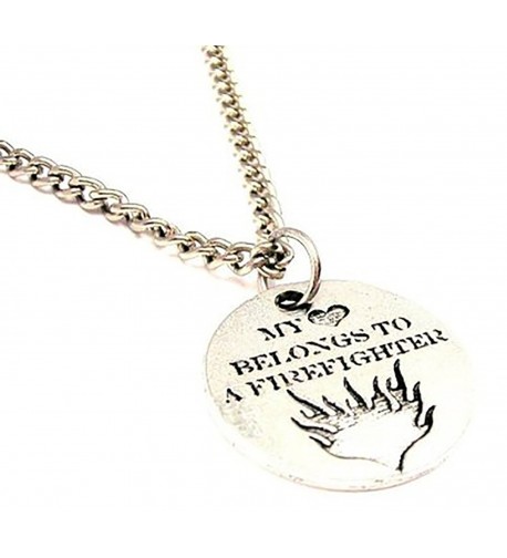 ChubbyChicoCharms Belongs Firefighter Single Necklace