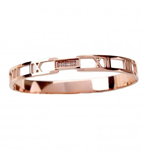 Baoli Plated Titanium Numeral Bracelet