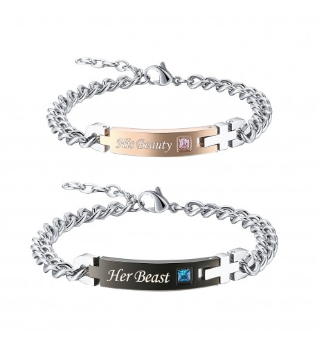 Gagafeel Beauty Couple Bracelet Stainless