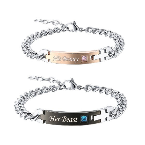 Gagafeel Beauty Couple Bracelet Stainless