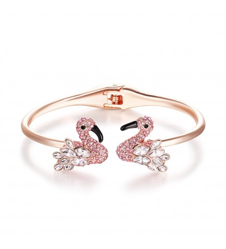 Paitse Jewelry Crystal Flamingo Bracelet