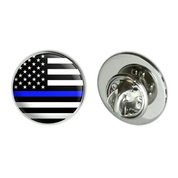 Thin American Metal Lapel Pinback