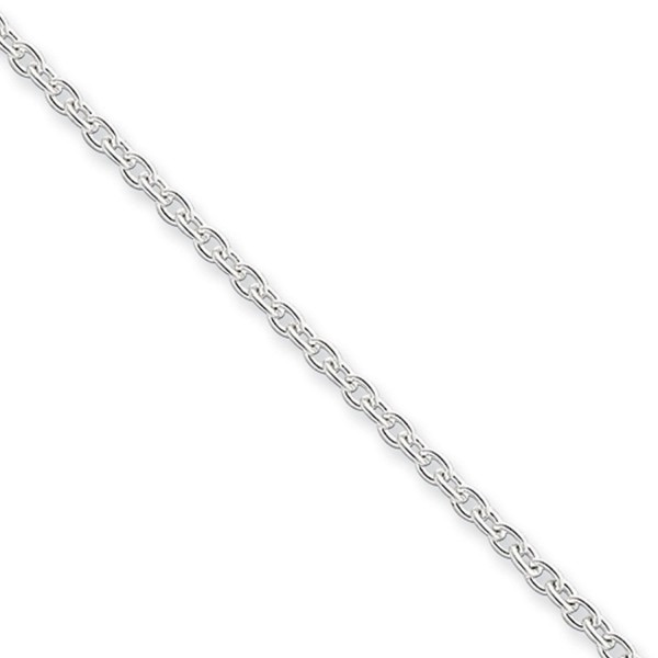 1 95mm Sterling Silver Classic Necklace