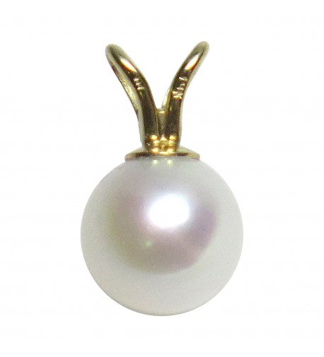 Yellow Freshwater Cultured Pearl Pendant