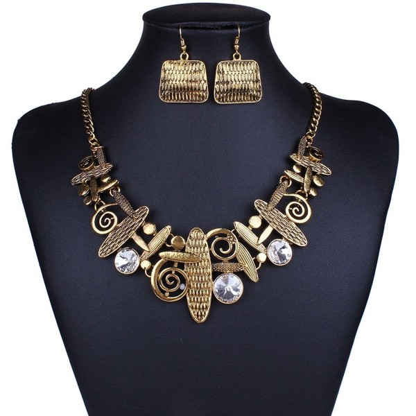 Fashion Butterfly Pendant Necklace Earrings