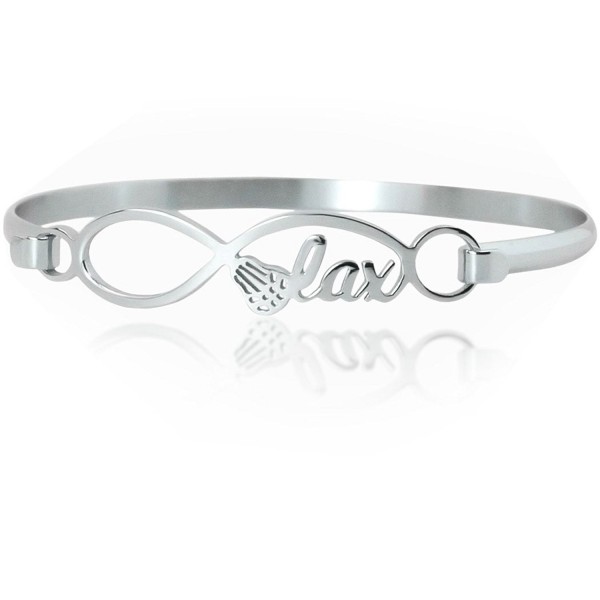 Lacrosse Bracelet Stainless Hypo Allergenic Infinity Lacrosse Bracelet Stainless Hypo Allergenic Infinity