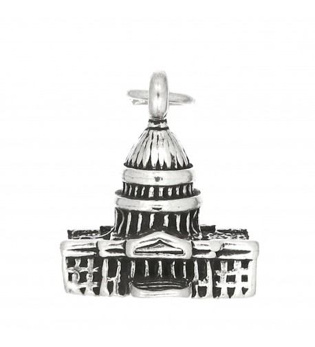 Sterling Oxidized Dimensional Capitol Building