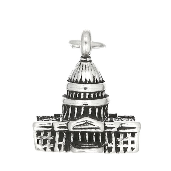 Sterling Oxidized Dimensional Capitol Building