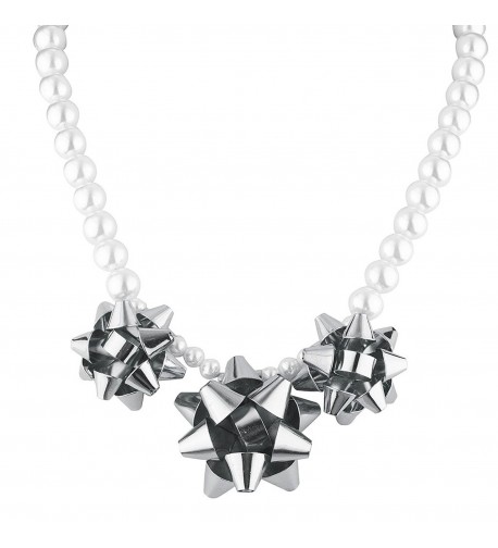 Lux Accessories Christmas Statement Necklace