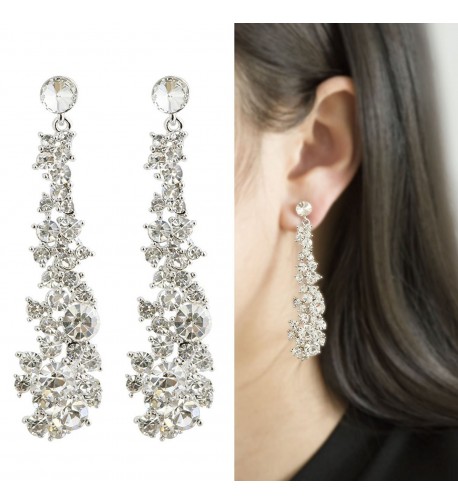 Waterfall Earrings CIShop UltraSparkling Simulated Diamonds Supper