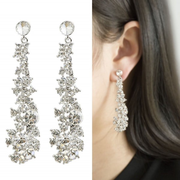 Waterfall Earrings CIShop UltraSparkling Simulated Diamonds Supper