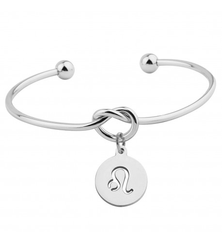 Silver Bracelet Bangle Zodiac Signs