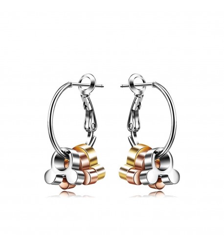 Triple Color Animal Mouse Earrings