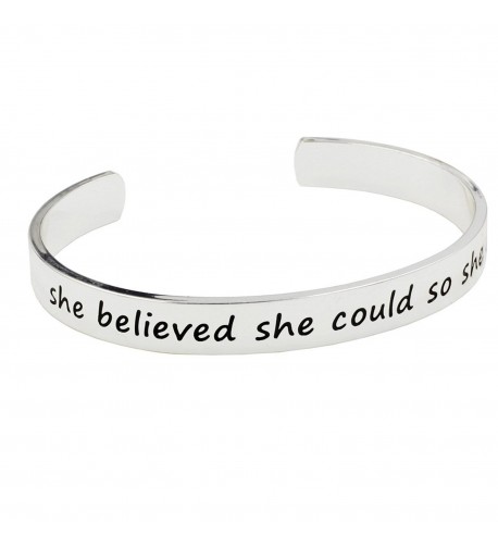 Engraved Bangle believed Bracelet Silver