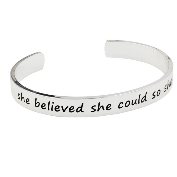 Engraved Bangle believed Bracelet Silver