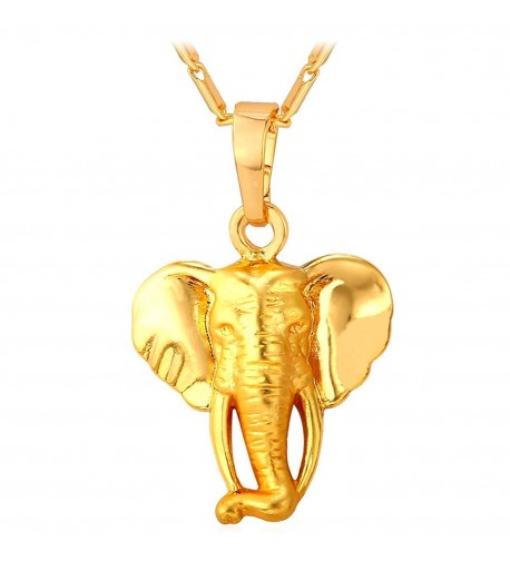 Elephant Pendant Necklace African Jewelry