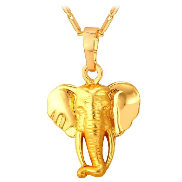 Elephant Pendant Necklace African Jewelry