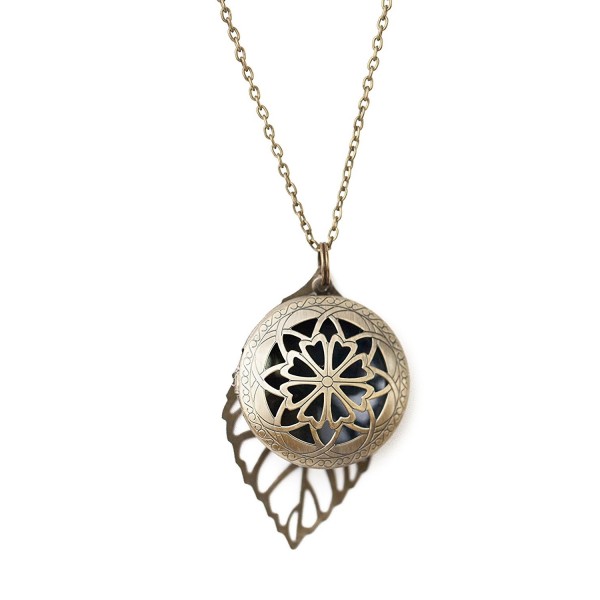 Antique Bronze Diffuser Necklace Charm