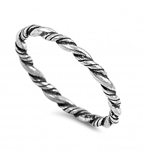 Eternity Braid Sterling Silver RNG15394 9