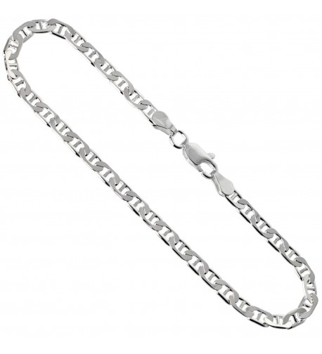 Sterling Silver Anchor Mariner Bracelet