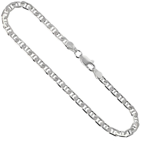 Sterling Silver Anchor Mariner Bracelet