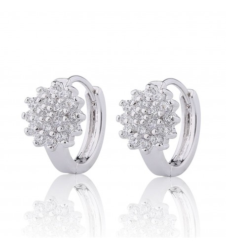 GULICX Jewellery Zirconia Pierced Earrings