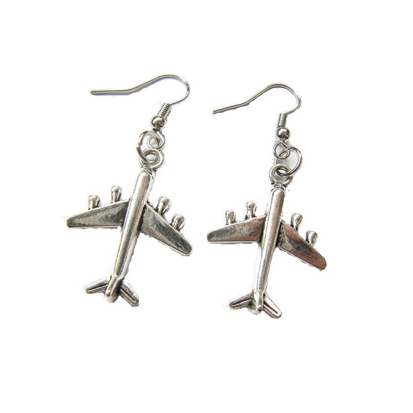 Airplane Earrings Travel Jewelry Distance