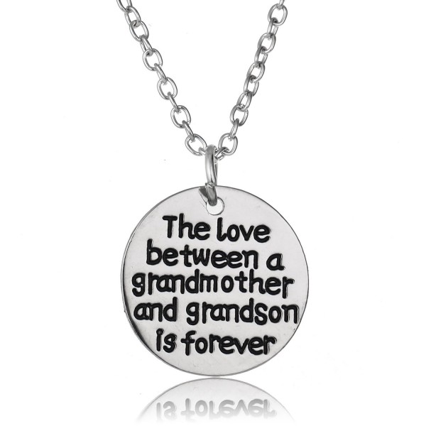 Between Grandmother Grandson Forever Necklace