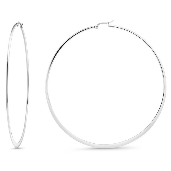 Stainless Steel Silver Bottom Earrings Stainless Steel Silver Bottom Earrings