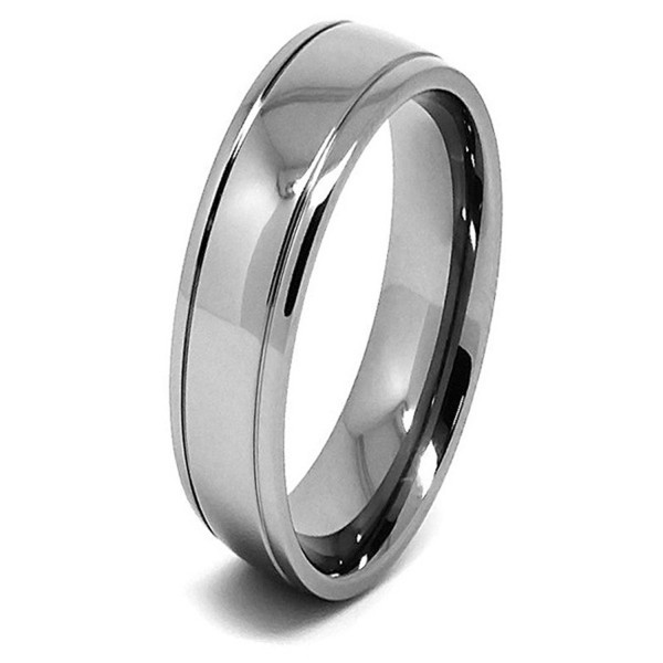 Lightweight Titanium Double Grooved Wedding